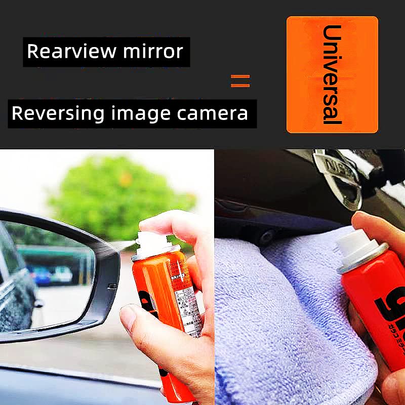 EMSUM Rainproof Spray for car Rear-View Mirror, Nano Coating Waterproof Agent, and rain Proof Cleaner for reversing Camera, with Lasting Waterproof Effect, Ensure Driving Safety in Rainy Days.