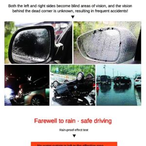 EMSUM Rainproof Spray for car Rear-View Mirror, Nano Coating Waterproof Agent, and rain Proof Cleaner for reversing Camera, with Lasting Waterproof Effect, Ensure Driving Safety in Rainy Days.