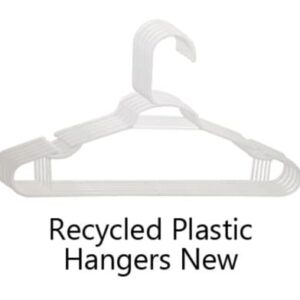 50 Recycled Plastic Hangers