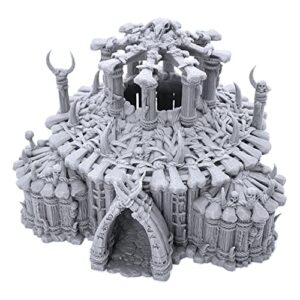 the witch temple by printable scenery, 3d printed tabletop rpg scenery and wargame terrain 28mm miniatures