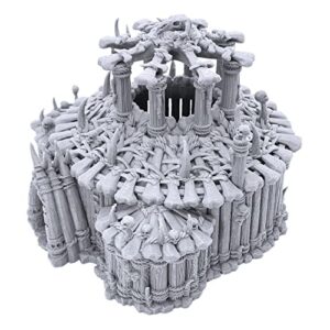 The Witch Temple by Printable Scenery, 3D Printed Tabletop RPG Scenery and Wargame Terrain 28mm Miniatures