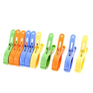 qtqgoitem plastic home laundry clothes clips pegs clothespins 10 pcs multicolor (model: e36 f4d 781 09c b90)