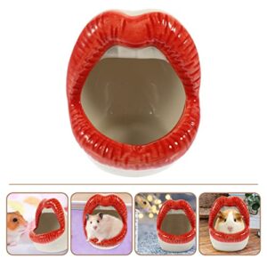 POPETPOP Hamster Accessories Hamster Accessories Hamster Accessories Cool Rat House Cooling Hideout Hamster Ceramic Guinea Pig Small Hamster House Hamster Hideout Hamster Hideout Hamster Hideout