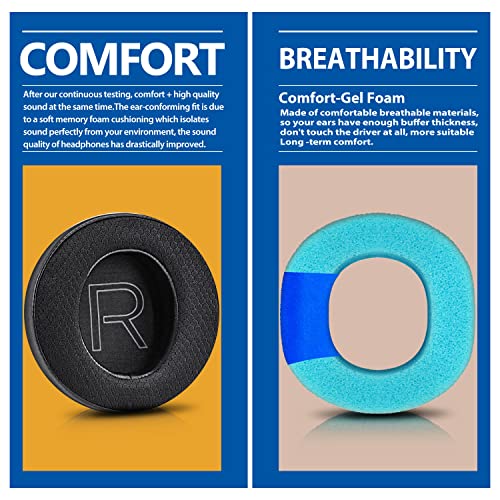 AW510H Earpads - Compatible with AW510H AW 510H Headset I Comfort Gel Breathable Mesh Replacement Ear Cushion (Gel Breathable Mesh)