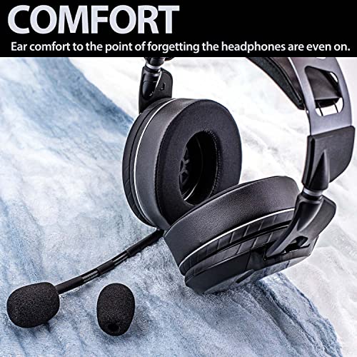 Earpads Compatible with Elite Pro 2 + / Pro 2 / Elite Atlas Pro Headset I Cooling Gel Replacement Ear Cushion with Microphone Foam - NOT FIT Elite Atlas Aero (Cooling Gel)