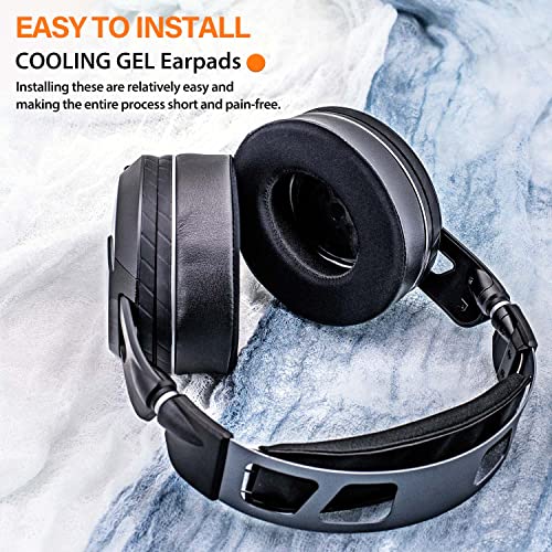 Earpads Compatible with Elite Pro 2 + / Pro 2 / Elite Atlas Pro Headset I Cooling Gel Replacement Ear Cushion with Microphone Foam - NOT FIT Elite Atlas Aero (Cooling Gel)