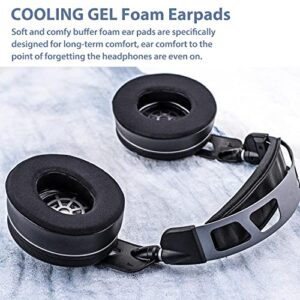 Earpads Compatible with Elite Pro 2 + / Pro 2 / Elite Atlas Pro Headset I Cooling Gel Replacement Ear Cushion with Microphone Foam - NOT FIT Elite Atlas Aero (Cooling Gel)