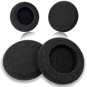 ear cushions for plantronics headset ear pads replacement foam earpads designed for plantronics hw251n hw261n hw510 hw520 blackwire c320 3210 3220 3320 jabra pro 920 biz 2300 gn2000 headphone (4 pack)