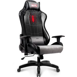 marvel avengers gaming chair desk office computer racing chairs - adults gamer ergonomic game reclining high back support racer leather (spider-man)