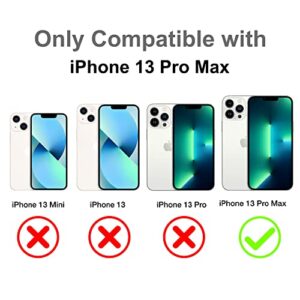 Bonoma Compatible with iPhone 13 Pro Max Case Leopard Plating Electroplate Luxury Elegant Camera Protector Soft TPU Shockproof Protective Corner Back Cover -White