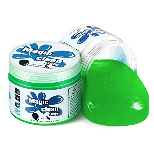 DNA MOTORING TOOLS-00255 Car Cleaning Jelly Auto Detailing Tool Universal Car Clean Gel Auto Interiors Home & Office Electronics Cleaning,Green