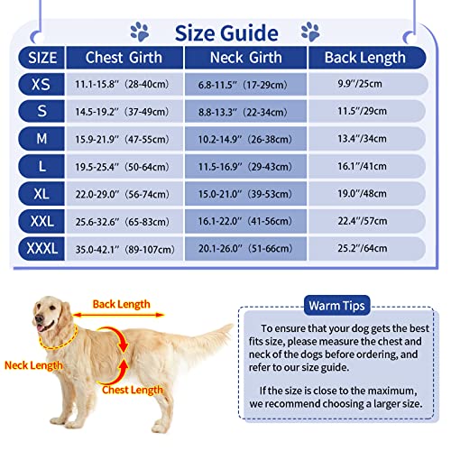 Malier Dog Winter Coat, Windproof Dog Cold Weather Coats with Real Pocket, Winter Dog Extra Warm Coat Dog Fleece Jacket Reflective Dog Clothes for Small Medium Large Dogs and Puppy (Large, Blue)