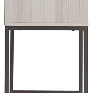 Signature Design by Ashley Socalle 1 Drawer Nightstand, Natural Beige