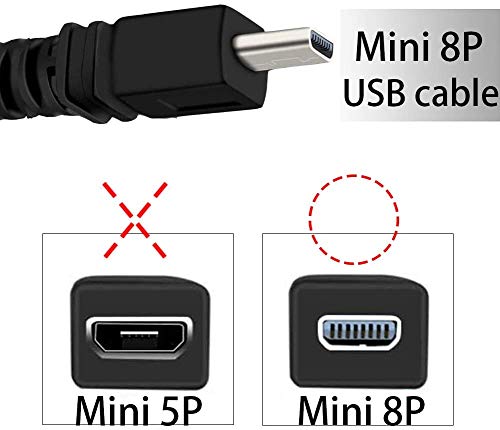 BRST USB DC Battery Charger+Data Sync Cable Cord Lead for Olympus Camera VG-160 VG160