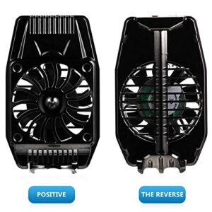 Mikikit 3pcs Single Streaming Live Radiator: Fan Cellphone Cell Mobile Cooler Phone Cooling Games Silent Semiconductor Universal Gaming Tablet for Radiator Rechargeable Play