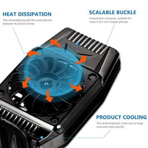 Gatuida 3pcs Games Silent Cooling Play Heatsink Cellphone Radiator: Phone Streaming Mobile Radiator for Universal Cell Fan Live Gaming Rechargeable Tablet Semiconductor Single