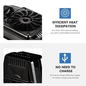 Gatuida 3pcs Games Silent Cooling Play Heatsink Cellphone Radiator: Phone Streaming Mobile Radiator for Universal Cell Fan Live Gaming Rechargeable Tablet Semiconductor Single