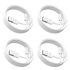 ybmtigics usb a to lightning charger cable 3ft 4 pack fast charging cord