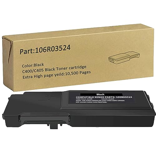 APRONE C400 C405 106R03524 Toner Cartridge Replacement for Xerox VersaLink C400 C400D C400DN MFP C405DN C405D C405 Extra High Capacity Toner Cartridge (10,500 Pages，Black)