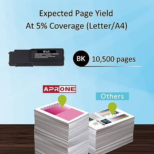 APRONE C400 C405 106R03524 Toner Cartridge Replacement for Xerox VersaLink C400 C400D C400DN MFP C405DN C405D C405 Extra High Capacity Toner Cartridge (10,500 Pages，Black)