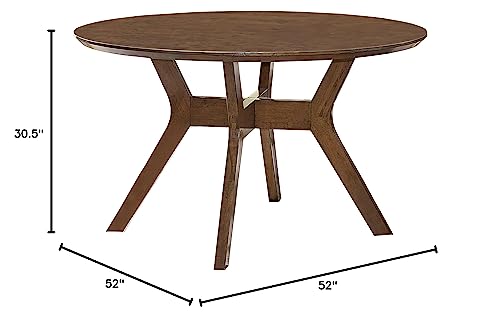 Lexicon Carlo Round Dining Table, Light Oak