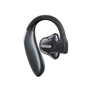 mankiw bluetooth headset with built-in three mic bluetooth earpiece v5.3 hands-free wireless earphones for driving/business/office, compatible for ios/android cellphone(black)