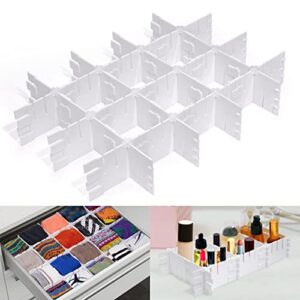 selfie cat acrylic drawer divider board set 40pcs adjustable diy drawer, no need to cut, organizer separator for socks underwear lipstick kitchen bedroom