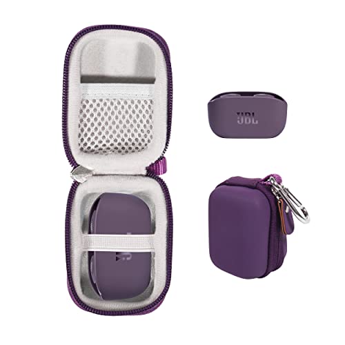 CaseSack Case for JBL Vibe 100 TWS - True Wireless in-Ear Headphones (Purple)