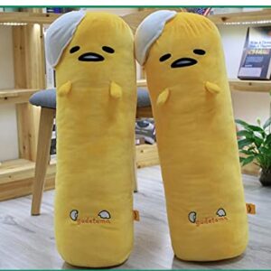 Vickstco The Lazy Cute Egg Soft Long Throw Sleeping Pillow Lifelike Cartoon Pillows Home Decor