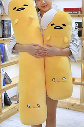 Vickstco The Lazy Cute Egg Soft Long Throw Sleeping Pillow Lifelike Cartoon Pillows Home Decor