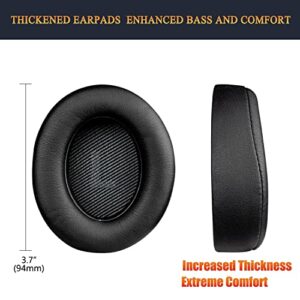 SOULWIT Ear Pads Replacement for JBL Everest 700 (Model: V700BT) Headphones, Earpads Cushions with High-Density Noise Isolation Foam, Softer Protein Leather - Black