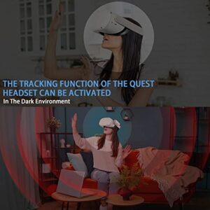 NVNV VR Ir light for Oculus Quest 2,Enhance Tracking Hand Motion Ir Sensors ,VR Accessories for Quest 2, Suitable for VR Games In The Dark