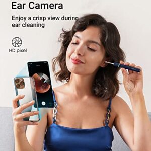 BEBIRD Note5 AuriCare Ear Wax Removal Tool with Ear Camera, Ear Cleaner with Ear Pick &Tweezers Mode,1000W Ear Scope,Universal Gyroscope for Earwax Removal, Ear Wax Removal Kit Include 6pcs Ear Scoop