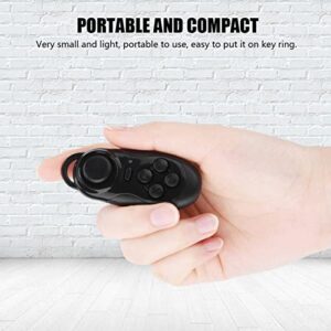 DAUERHAFT Mini Wireless Remote Gamepad,Wireless Bluetooth Gamepad Selfie Timer Joystick,Plug and Play Mobile Phone Selfie Timer Remote Controller,for Mobile Phone and Tablet PC, TV Box, PC