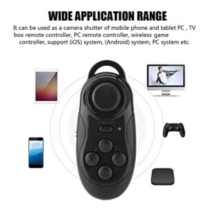 DAUERHAFT Mini Wireless Remote Gamepad,Wireless Bluetooth Gamepad Selfie Timer Joystick,Plug and Play Mobile Phone Selfie Timer Remote Controller,for Mobile Phone and Tablet PC, TV Box, PC