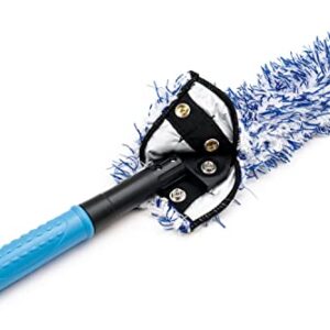 Barrel Blade - Microfiber Wheel Brush - Flat Head, Removable Cover, Firm and Bendable