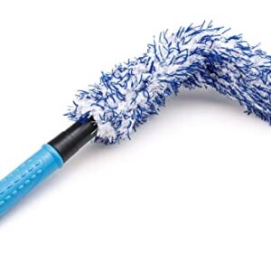 Barrel Blade - Microfiber Wheel Brush - Flat Head, Removable Cover, Firm and Bendable