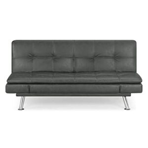 lifestyle solutions convertible sofa, dark grey