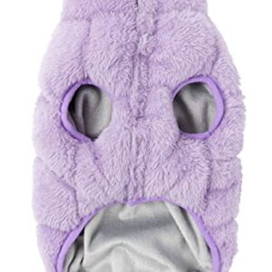 The Vaucluse Pet Dog Puffer Jacket Premium Super Soft and Warm Plush Vest Lilac SIZE2