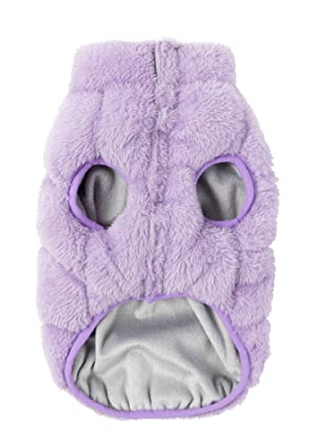 The Vaucluse Pet Dog Puffer Jacket Premium Super Soft and Warm Plush Vest Lilac SIZE2