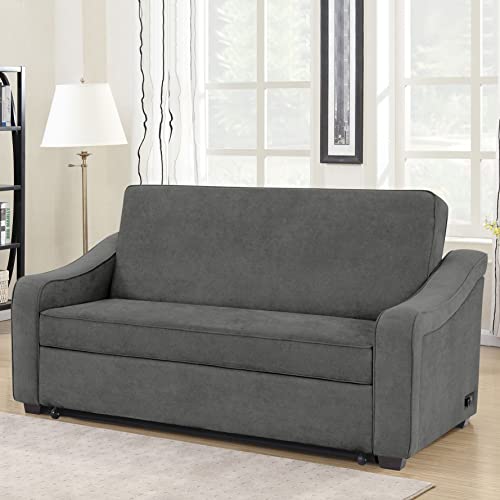 LifeStyle Solutions Michigan Sofa Bed, Grey