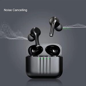 Wireless Earbuds - Bluetooth 5.2 Headphones, Active Noise Cancelling, ANC+ENC, Transparency Mode, Waterproof, Binaural Call, HIGH-END Earphones, Led Battery Display, Touch Control, Built-in Mic.