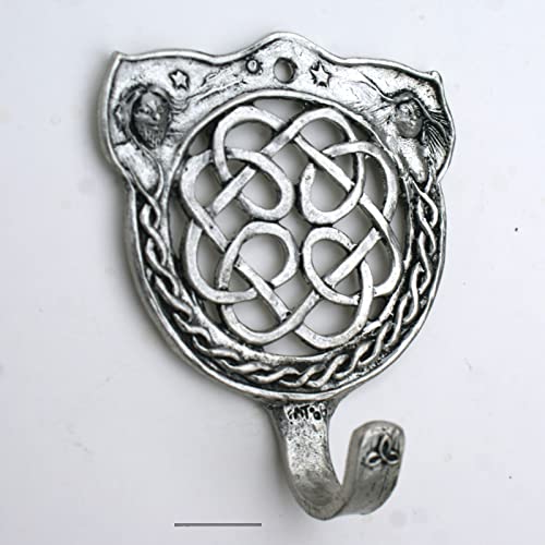 Celtic Wall Mounted Hook Hang Towels,Purses,leashes,Clothes,Tools,and More
