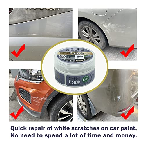 Car Scratch Remover and Swirl Remover, Multi-Purpose Metal Polish & Chrome Cleaner, Copper, Aluminium, Rust Remover, Innovative Water-Based Formula, 3.53 oz(100g).