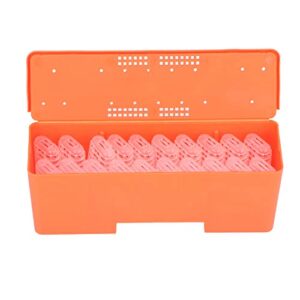 CHICIRIS Bee Cage Easy Carry Plastic Safe Transport King Cage Transport Box for Bee Farm