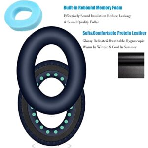 JULONGCR QC35 ii Replacement Earpads QC35 Ear Pads Quietcomfort 35 Headphones Ear Cushion Kit Headband Parts Compatible with Bose Quietcomfort 35 ii /QC35 ii /QC35/QC45 Headphones.(QC35 Blue)