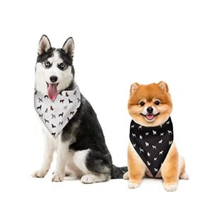 Forchrinse Red Mushroom Dog Bandana Pet Triangle Bib Scarf Accessories for Small Medium Large Dog Cats Puppies