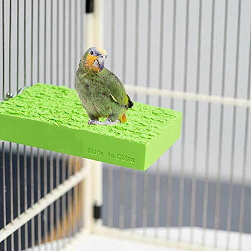 Petlex Bird Heater for Cage, Warm Parrot Perch Stand, Heated Bird Perch Snuggle Up Bird Warmer for Parakeets, Parrots, African Grey and Small Birds - 3.3 x 6 Inches