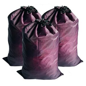 light nylon laundry bag-portable dust bag with drawstring close for shoes, clothes, household items or toys, etc. (20 * 28 inch, brown)