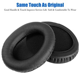 JULONGCR Cloud 2 Earpads Replacement Pad Cloud ii Ear Pads Cups Cushions Leather Muffs Covers Parts Compatible with HyperX Cloud II Gaming Headset. (Black)